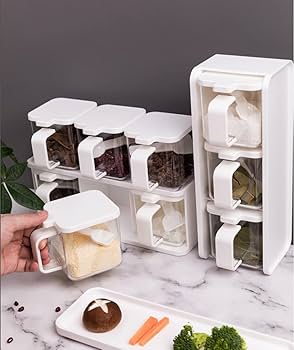 Amazon｜調味料ボックス 収納ボックス セット PPプラスチック お